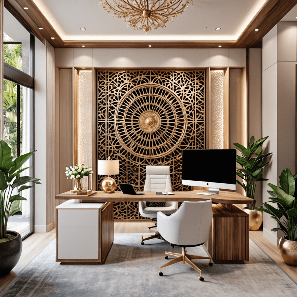 Serene Retreat: Spa-Inspired Home Office Design