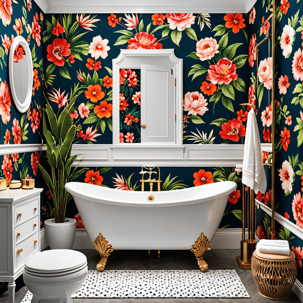 Bold Wallpaper in Bathroom Design: Trends and Tips