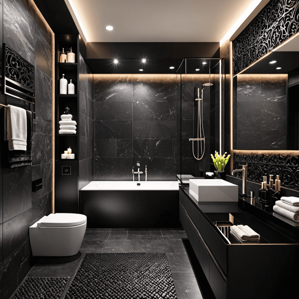Black is Back: Embracing Dark Tones in Bathroom Design Trends