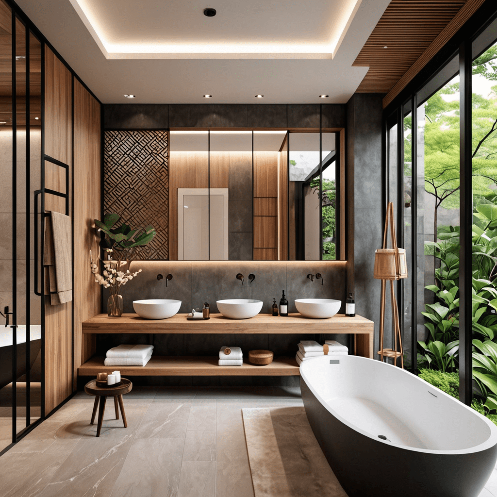 Japandi Style in Bathroom Design: Trends and Fusion Ideas