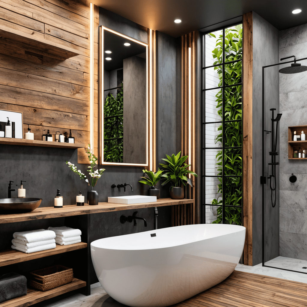 Urban Oasis: Industrial-Inspired Bathroom Design Trends