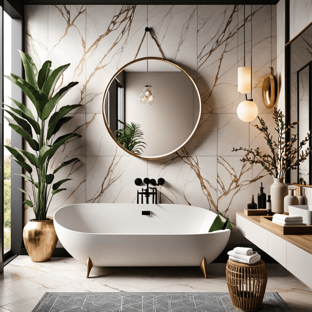 Organic Shapes in Bathroom Design: Trends and Styling Tips