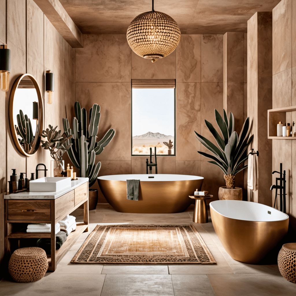 Desert Vibes: Incorporating Earth Tones in Bathroom Design Trends