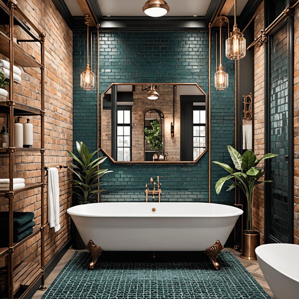 Vintage Industrial Bathroom Design Trends for a Retro Feel