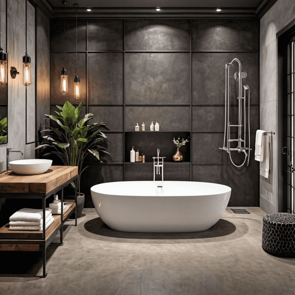Industrial Elegance: Sophisticated Elements in Bathroom Design Trends