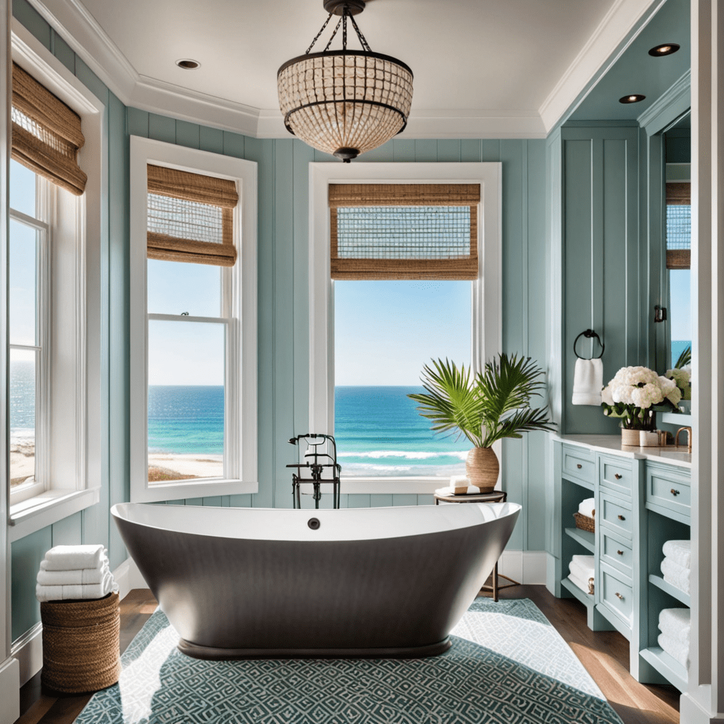 Coastal Elegance: Sophisticated Beach House Elements in Bathroom Design Trends