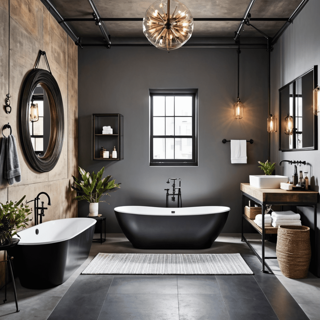 Industrial Chic: Stylish Elements in Bathroom Design Trends