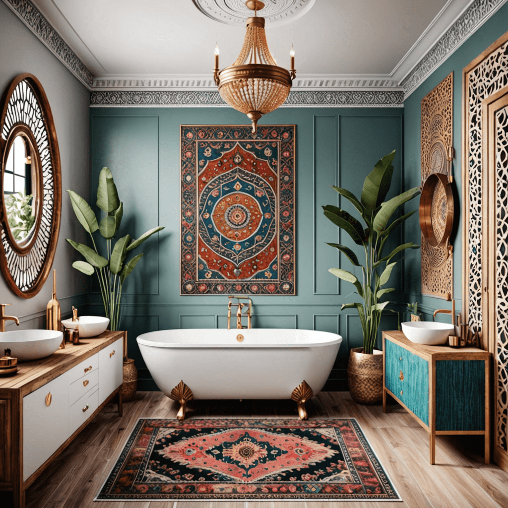 Boho Beauty: Bohemian Elements in Bathroom Design Trends