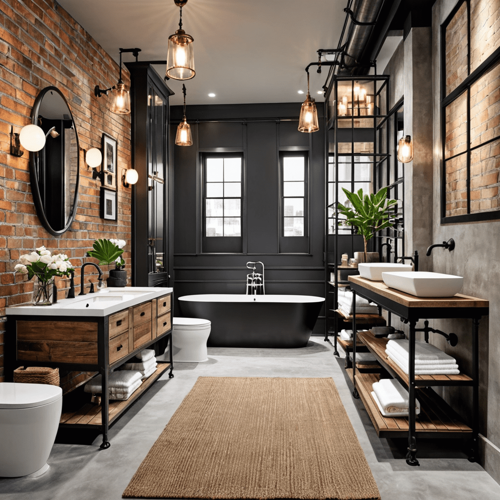 Industrial Chic: Chic Elements in Bathroom Design Trends