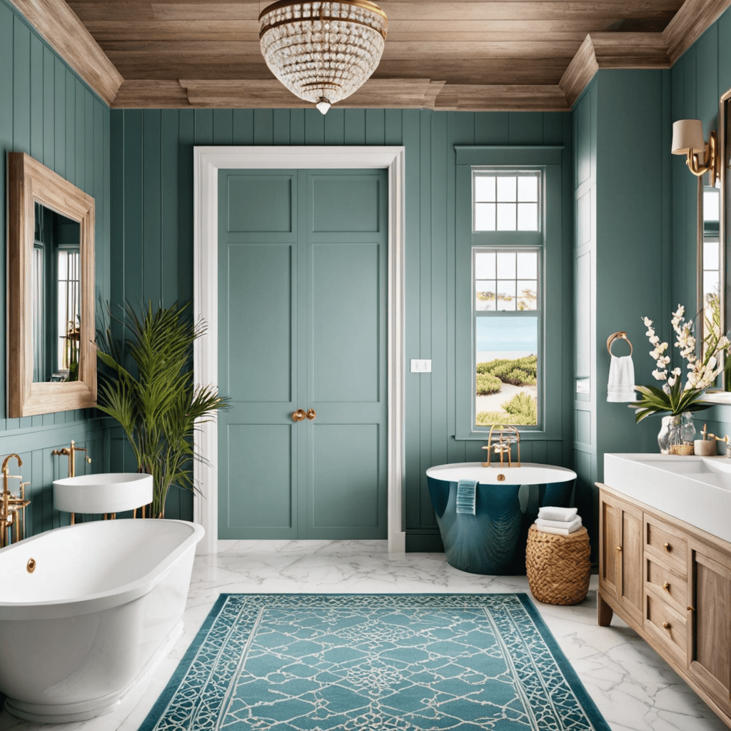 Coastal Charm: Charming Elements in Bathroom Design Trends