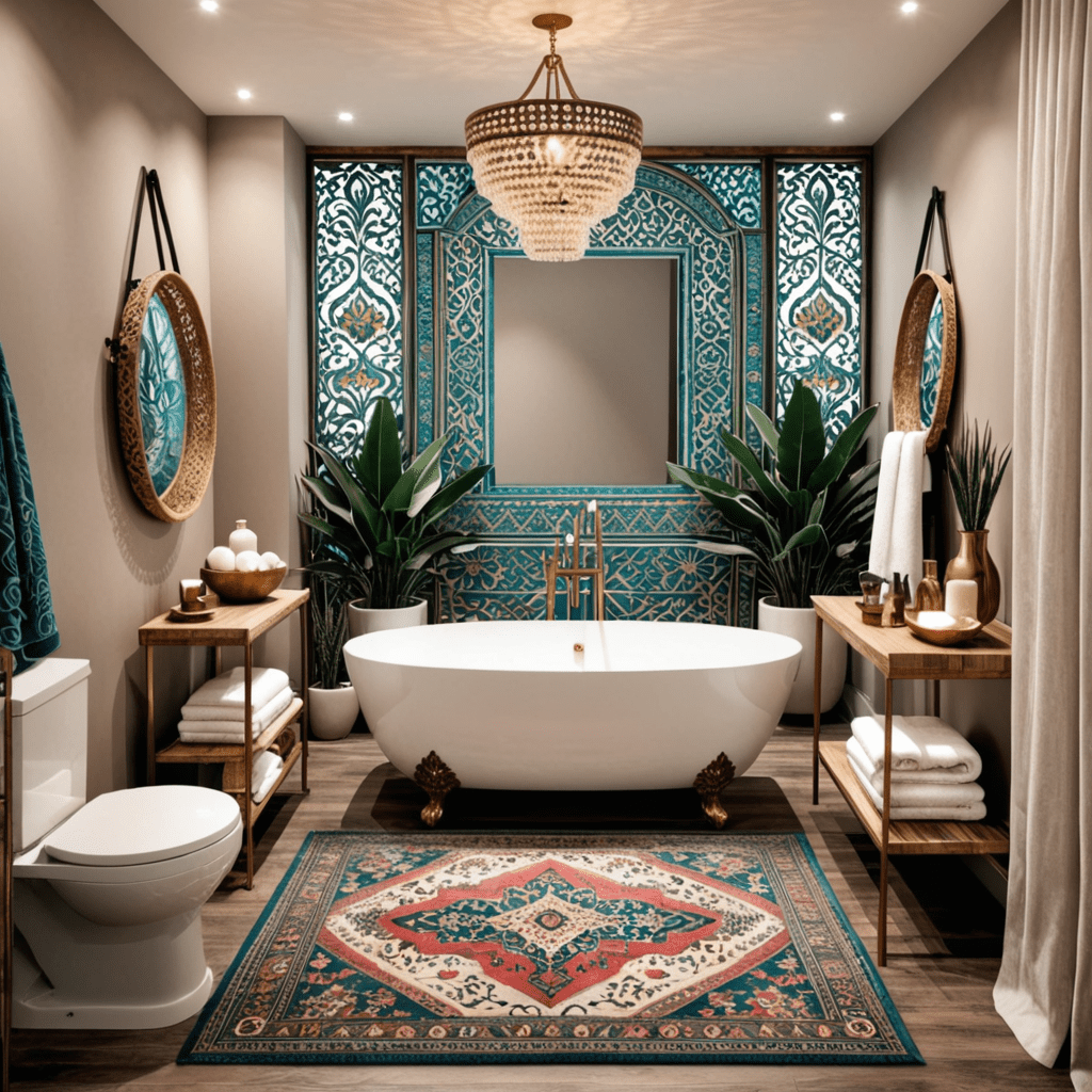 Boho Beauty: Beautiful Elements in Bathroom Design Trends