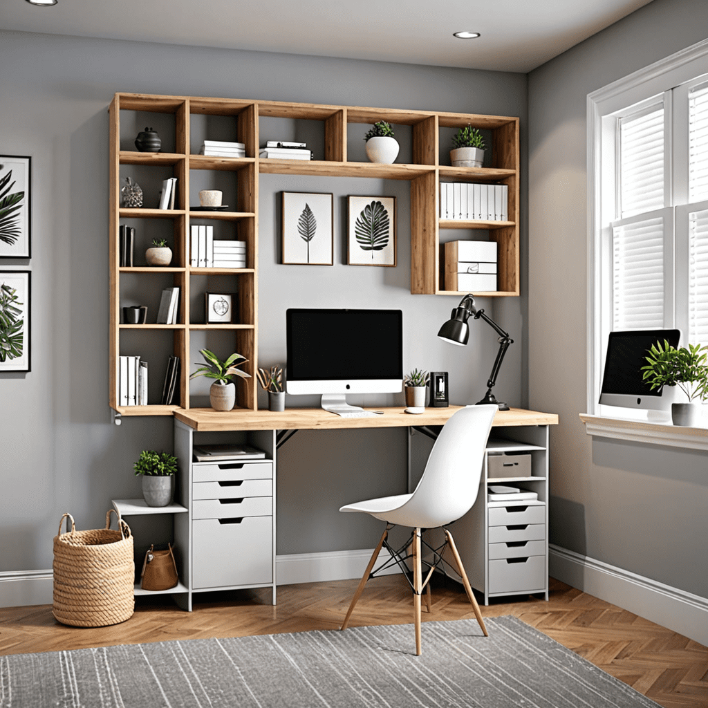 DIY Storage Solutions for Small Home Office Spaces