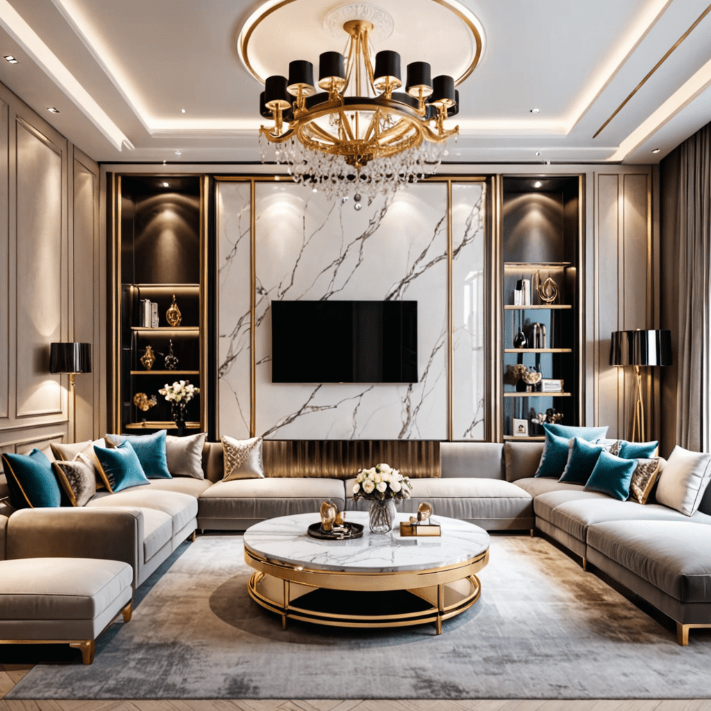 Luxurious Living Room Storage Solutions