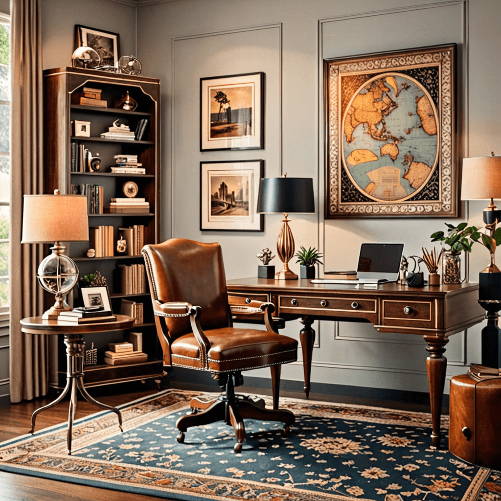 Vintage Vibes: Retro Home Office Decor Inspiration
