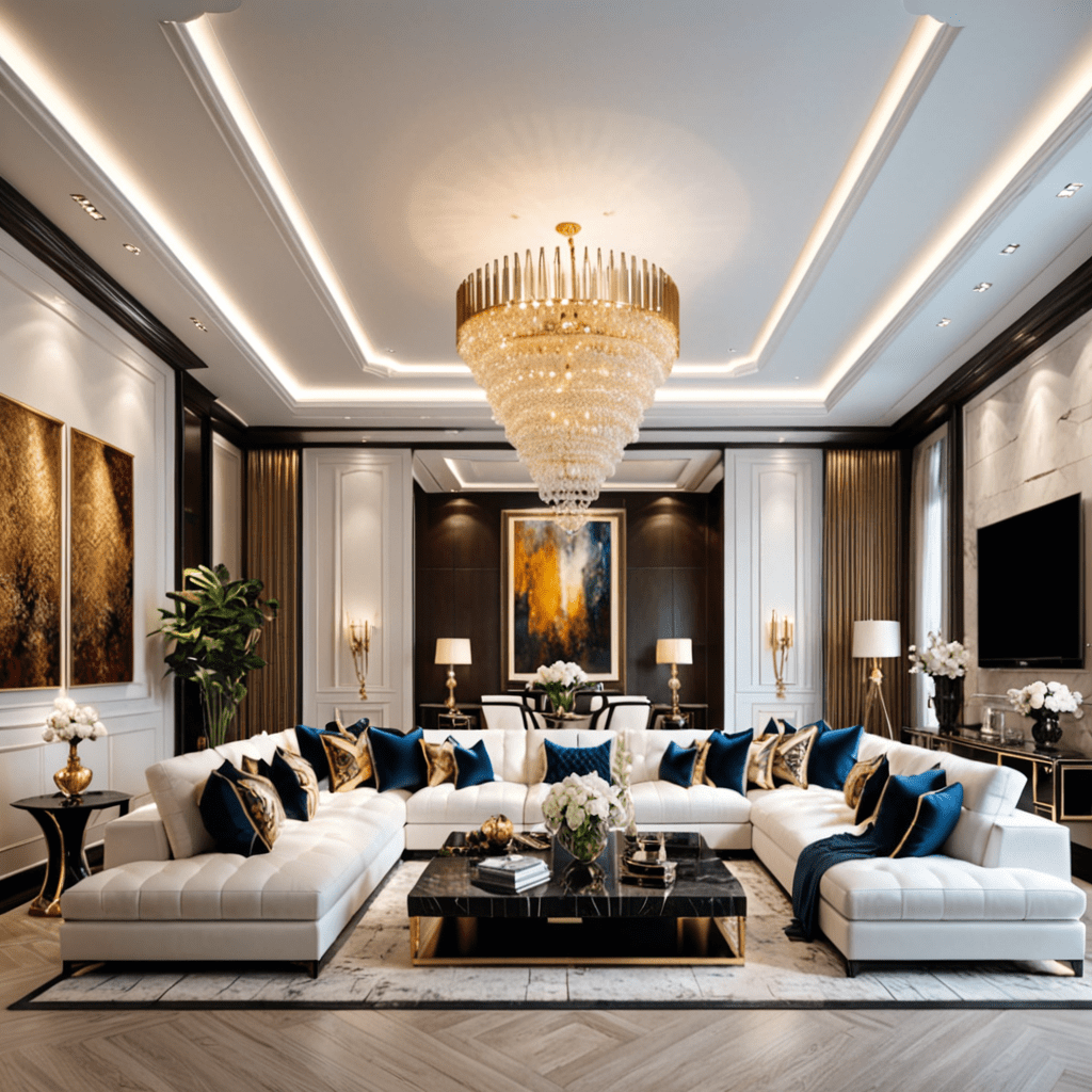 Luxury Living Room Design: Incorporating Statement Art Pieces