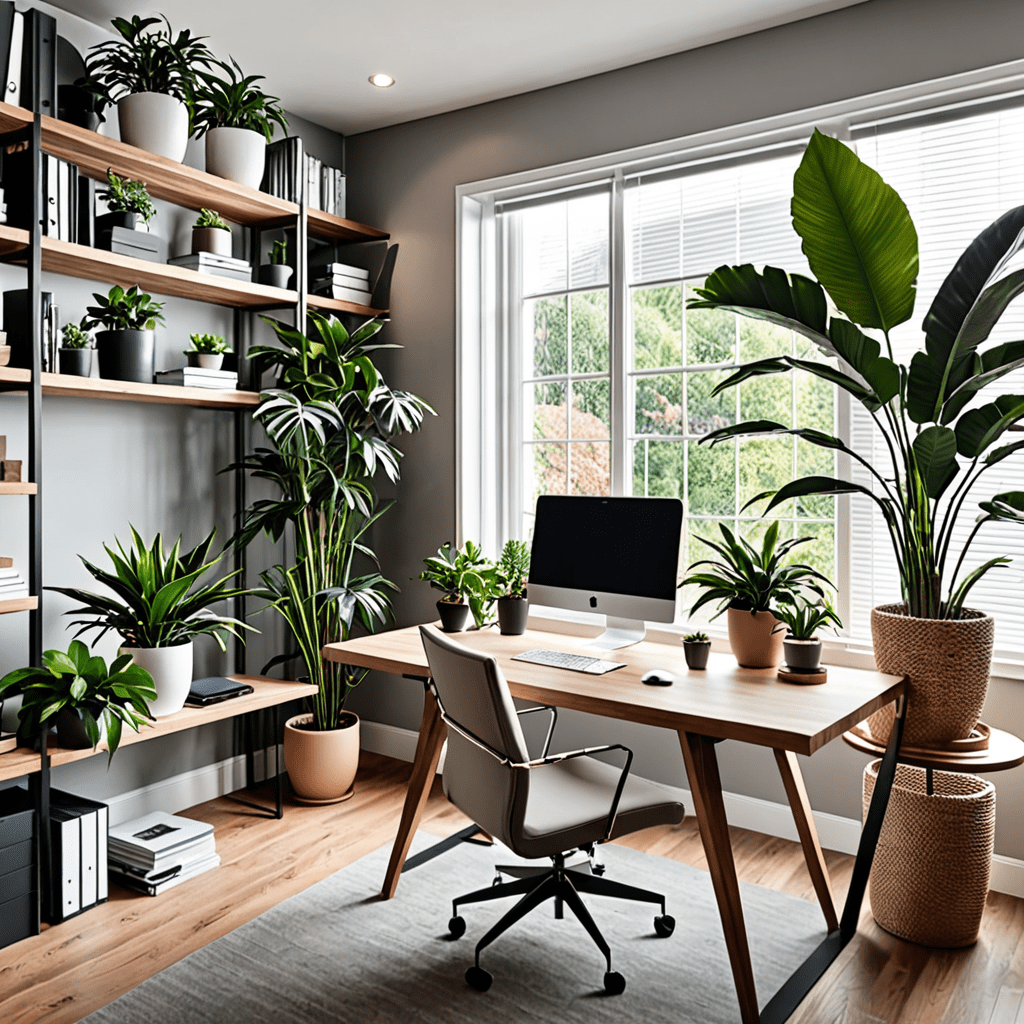 Home Office Plants for Improved Air Quality and Aesthetics