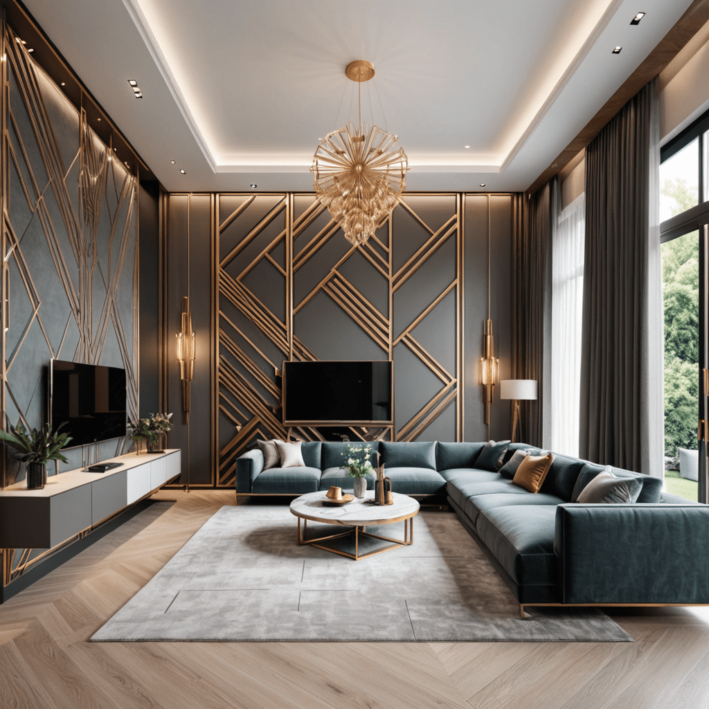 Contemporary Design: Exploring Geometric Patterns and Sleek Finishes