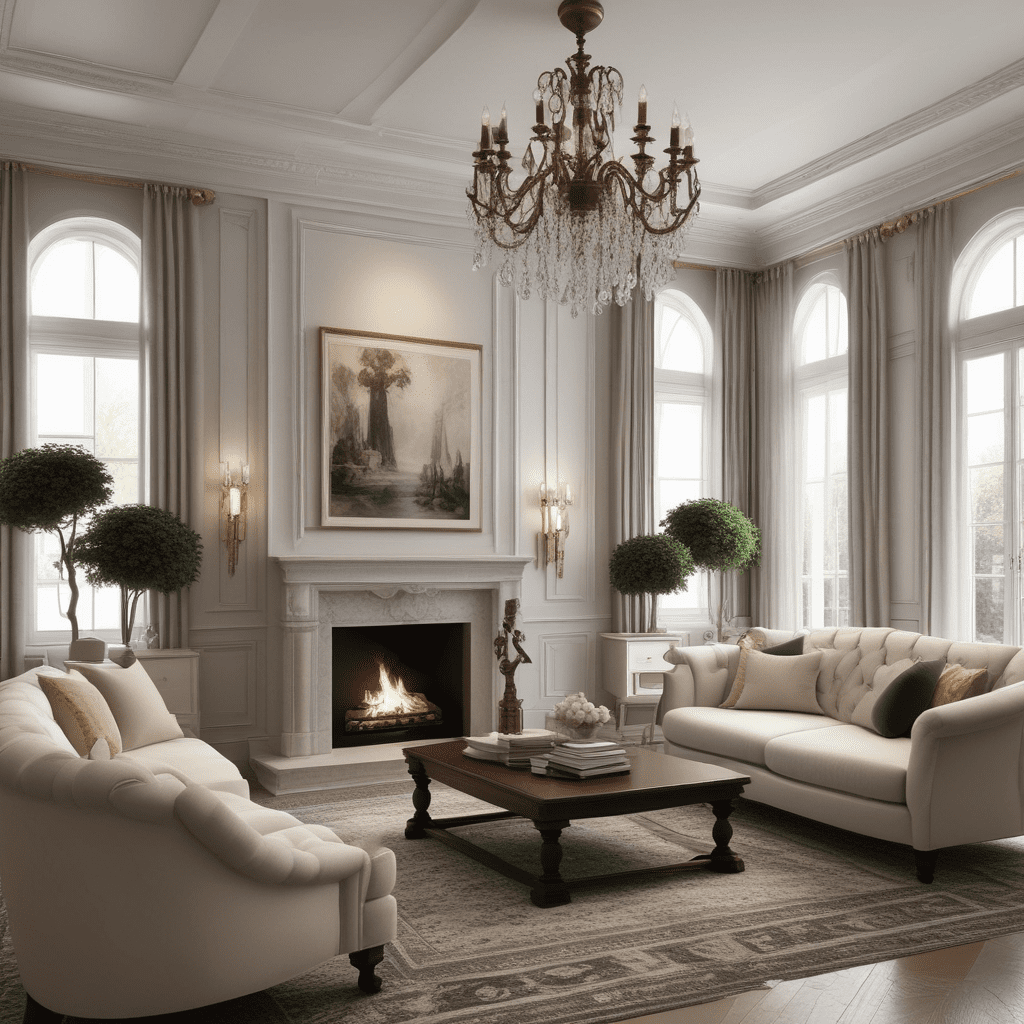 Traditional Design: Formality and Regal Accents for a Stately Residence