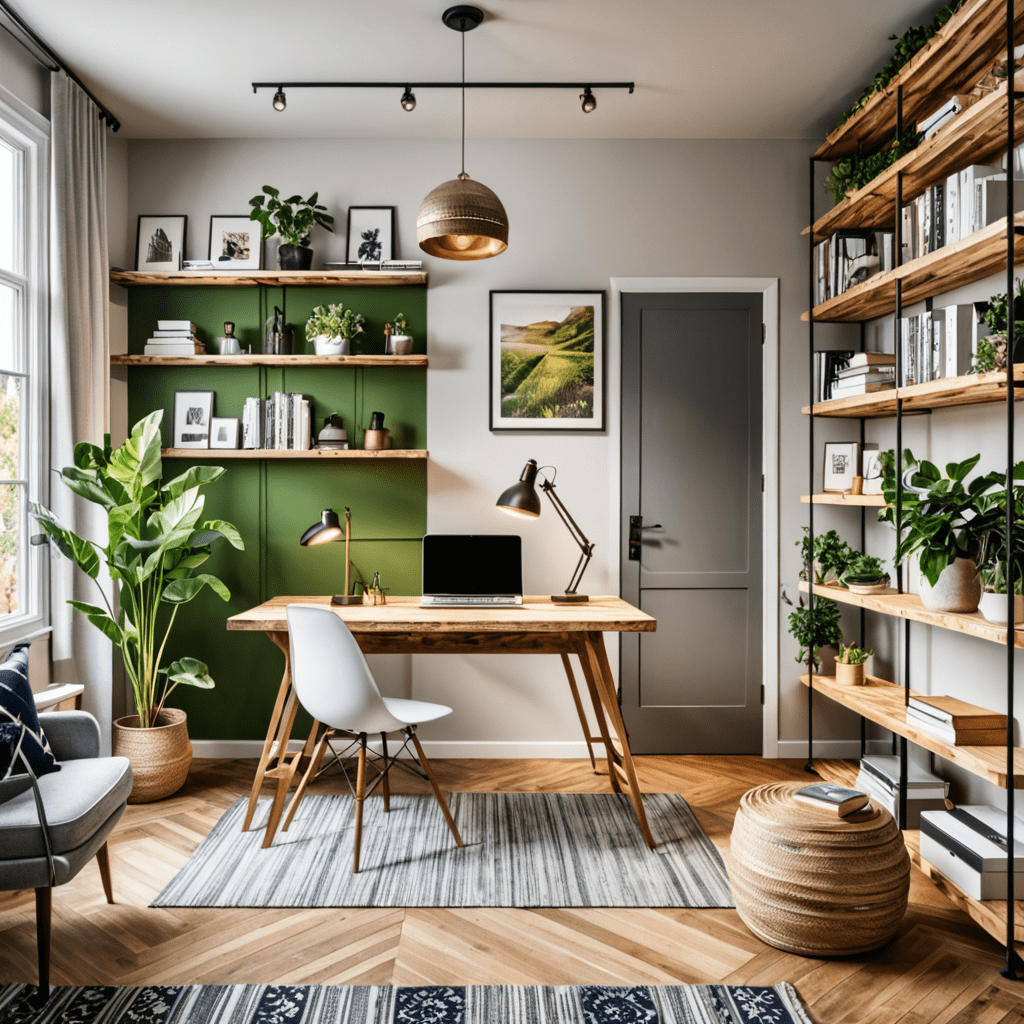 DIY Upcycling Projects for Sustainable Home Office Design