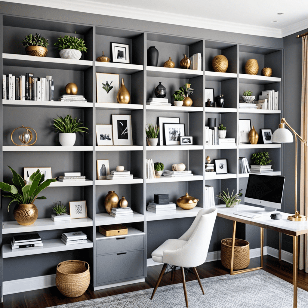 Artful Arrangements: Styling Shelves in Your Home Office