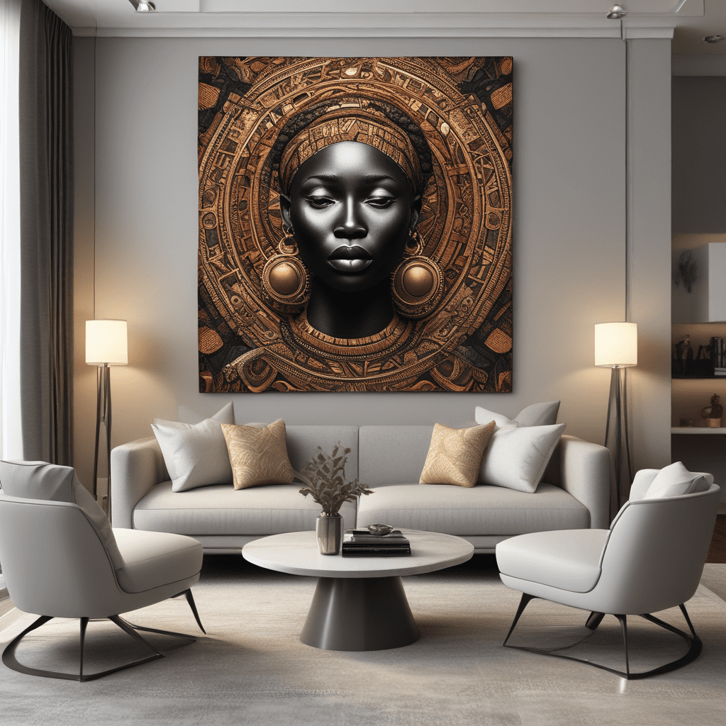 Contemporary African Art in Home Decor