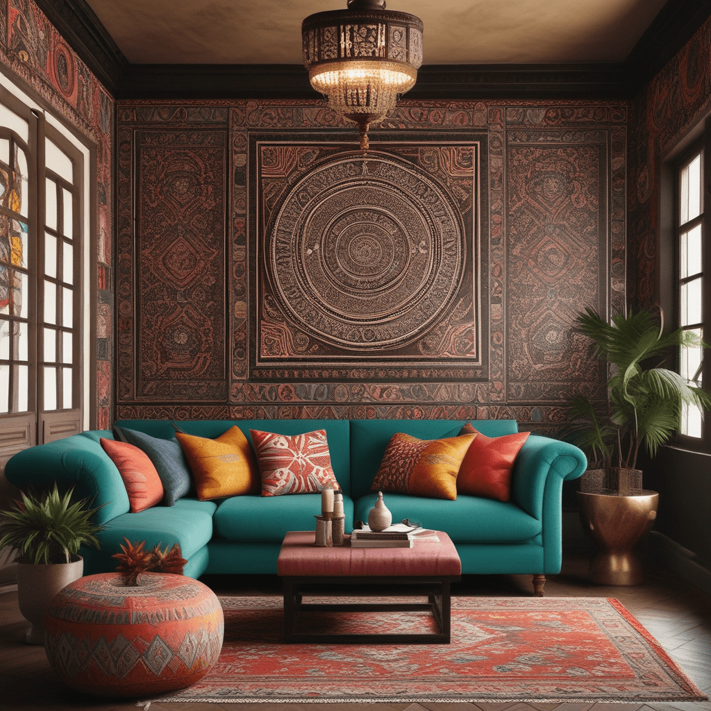 Bold Prints and Colors: Ethnic Decor Inspirations