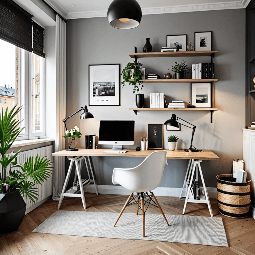 Scandi Chic: Modern Scandinavian Home Office Decor