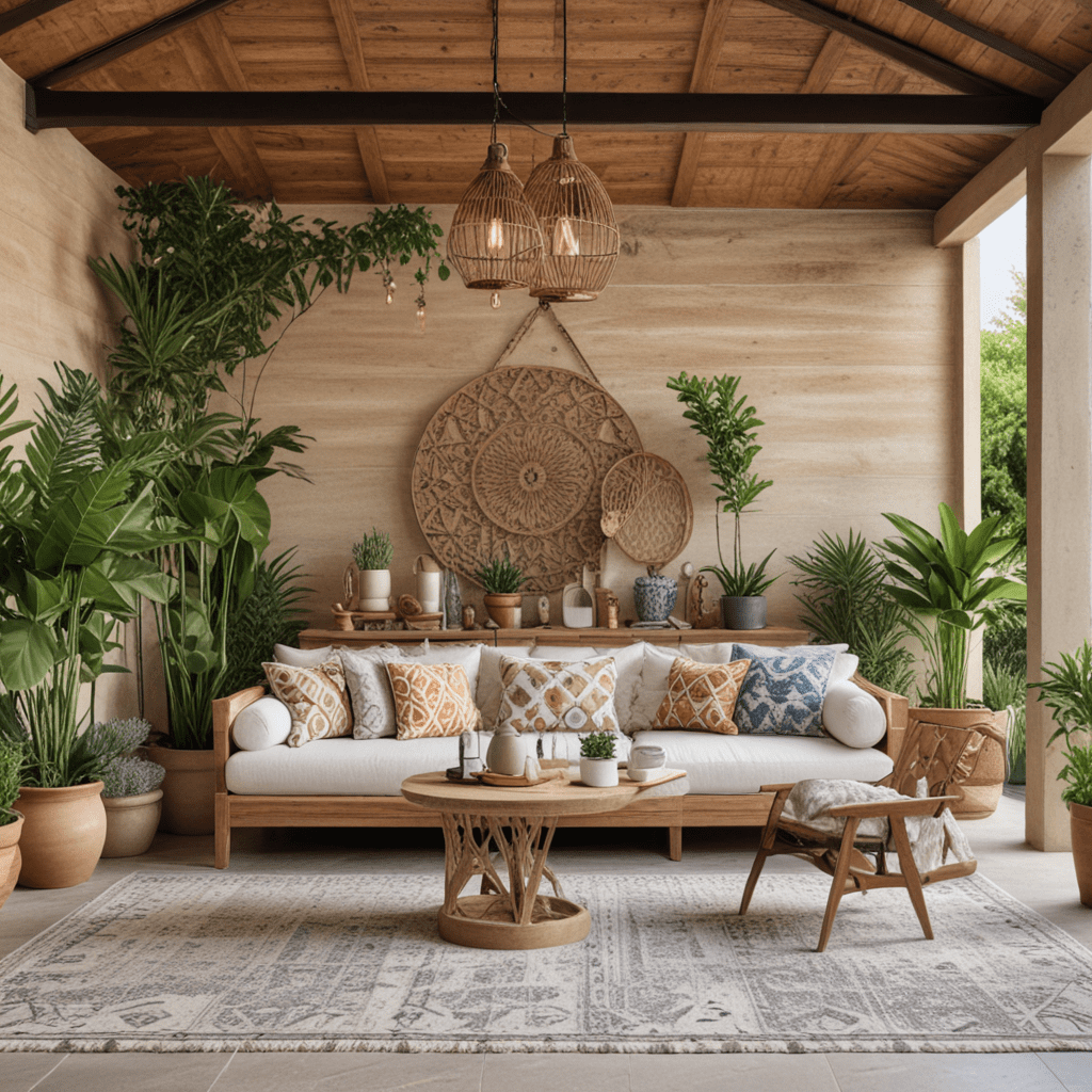 Tips for Designing an Outdoor Living Space with a Boho-Chic Vibe