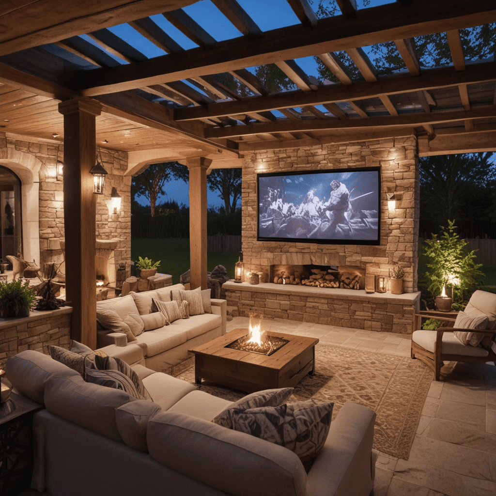 Outdoor Living Spaces: Designing for Outdoor Movie Nights