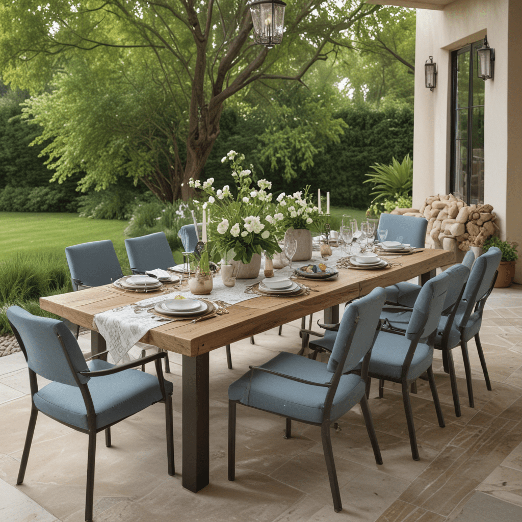The Art of Outdoor Dining: Setting the Perfect Table