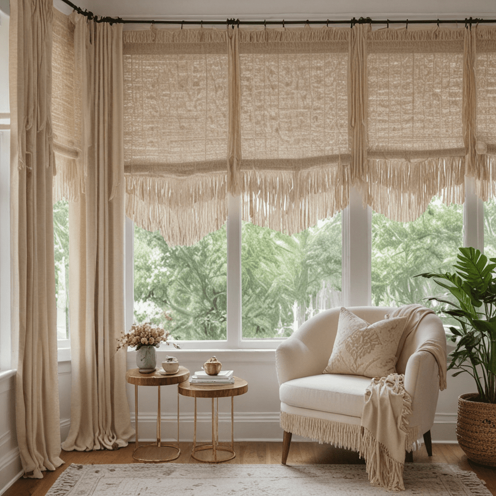Boho Luxe: Fringe Accents in Window Treatment Design
