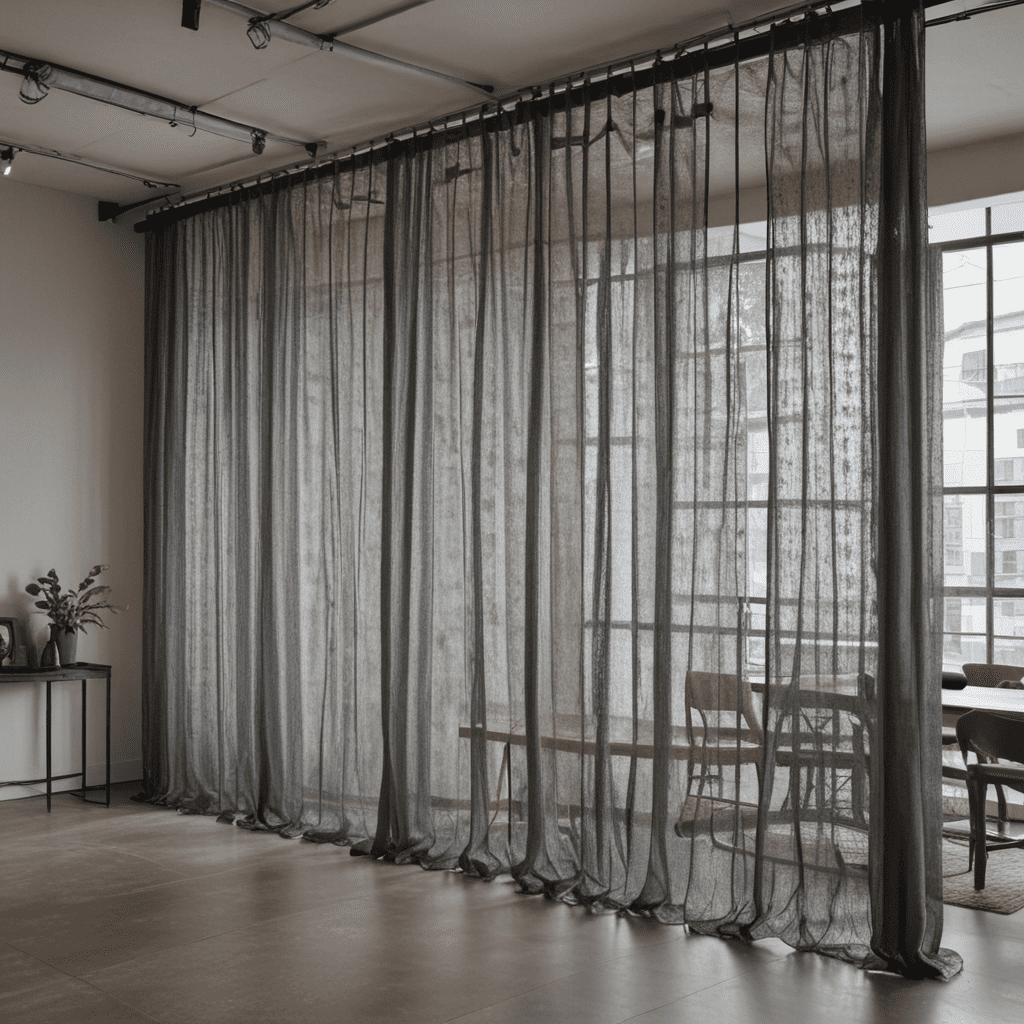 Industrial Edge: Metal Mesh Curtains for a Contemporary Look
