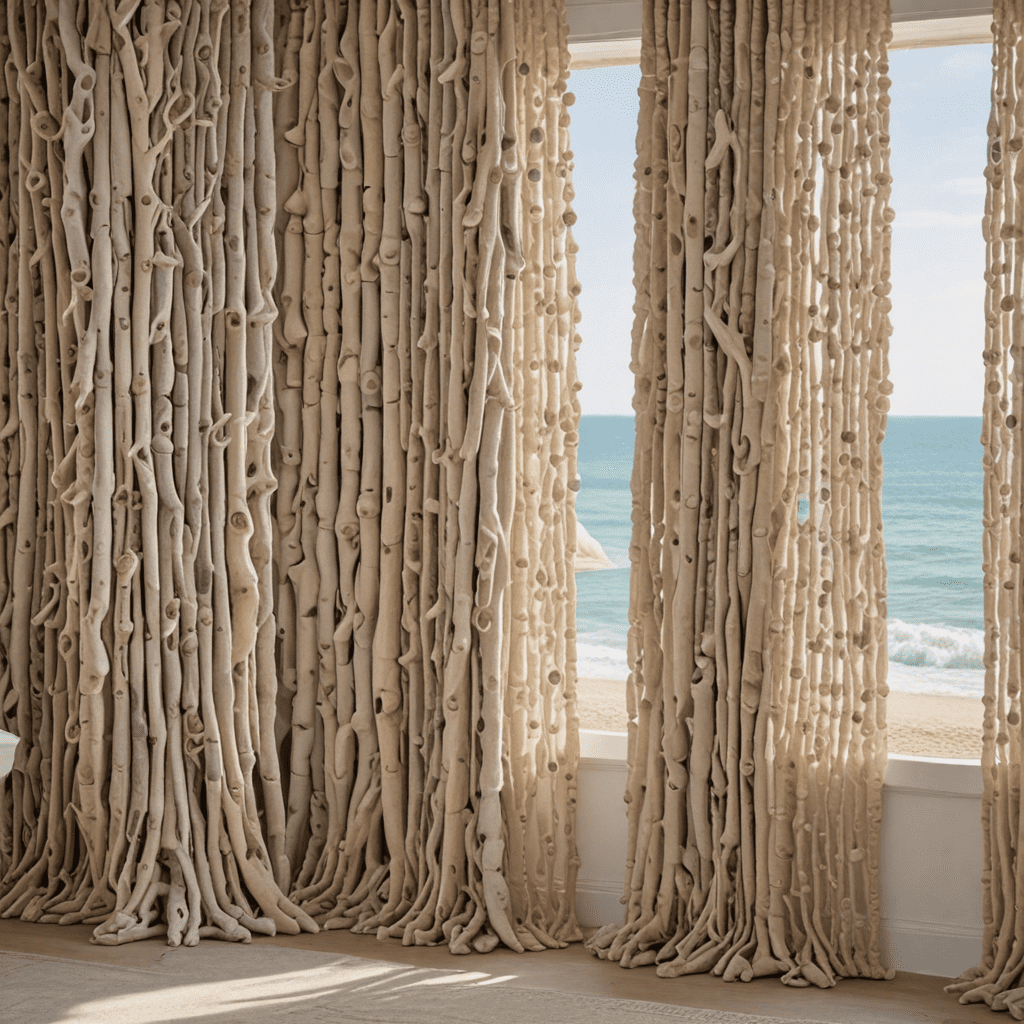 Coastal Living: Driftwood Bead Curtains for a Beachy Feel