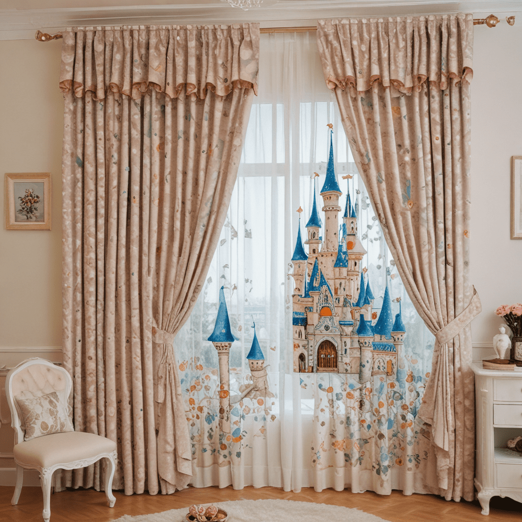 Whimsical Wonderland: Fairytale Castle Patterns in Children’s Curtains