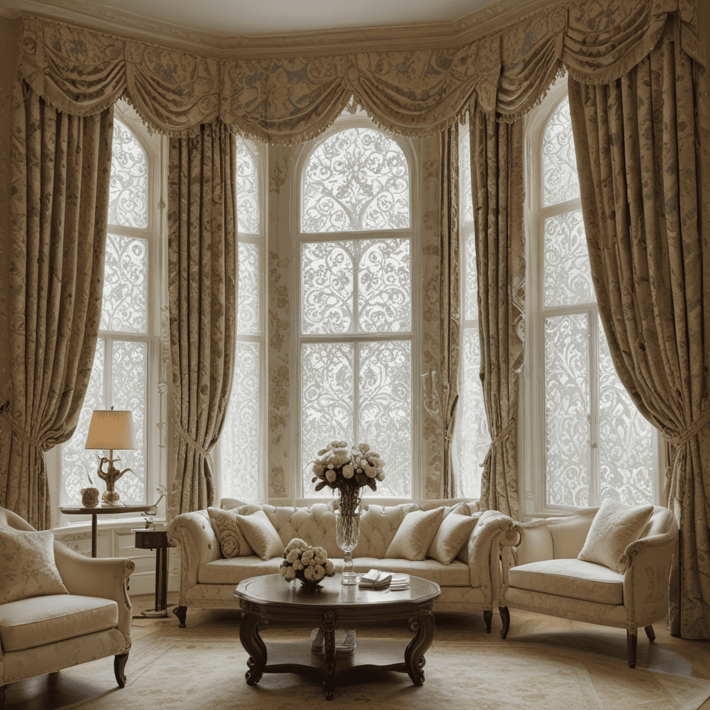 Classic Elegance: Damask Patterns in Traditional Window Treatments