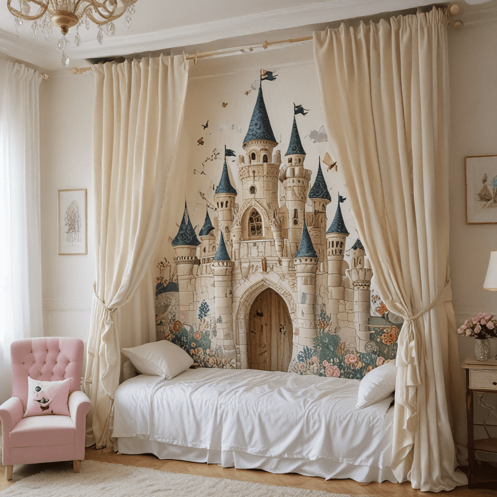 Whimsical Wonderland: Fairy Tale Castle Patterns in Children’s Curtains