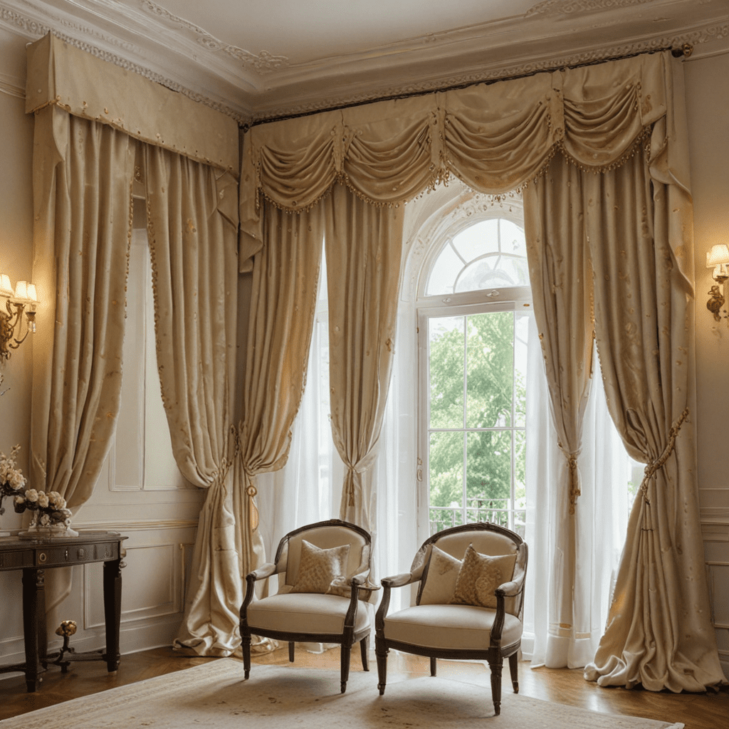 Artisanal Luxury: Hand-Painted Silk Drapes for Opulent Interiors