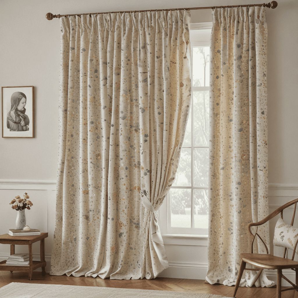 Vintage Whimsy: Polka Dot Curtains for a Retro Look
