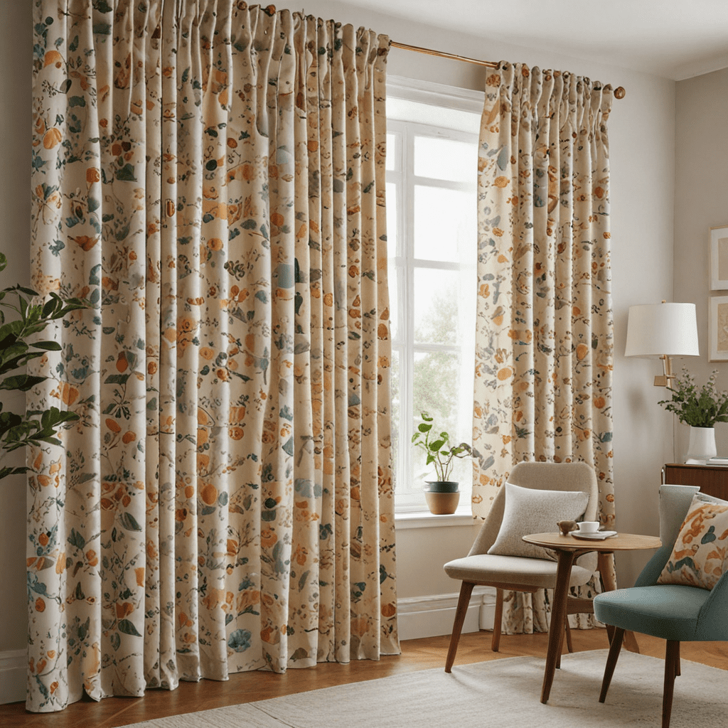 Retro Vibes: Mid-Century Modern Patterns in Vintage Curtains