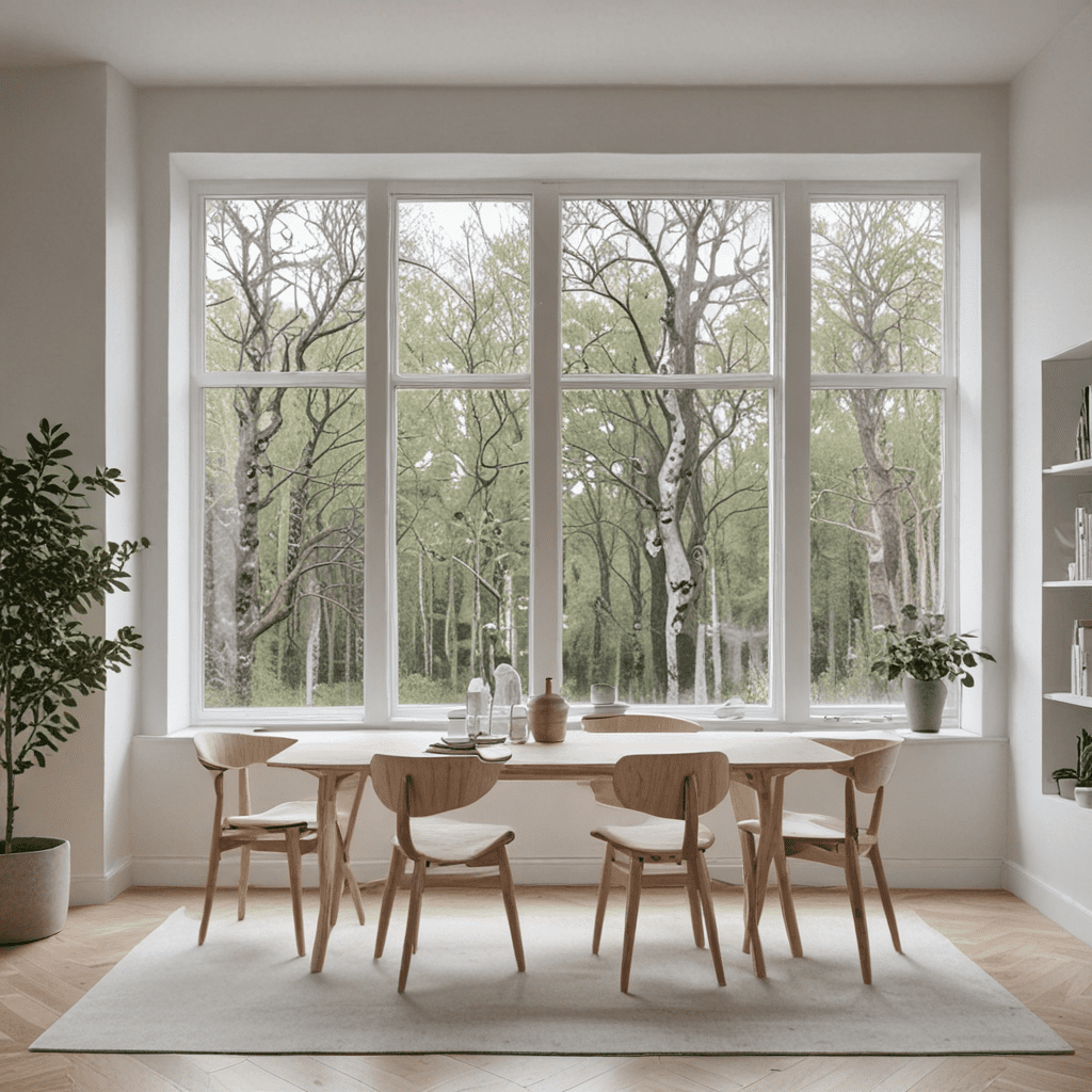 Scandinavian Serenity: Neutral Tones in Minimalist Window Decor