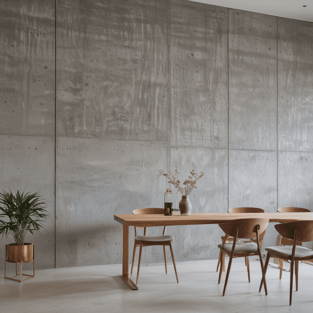 Industrial Chic: Concrete Print Blinds for Urban Spaces
