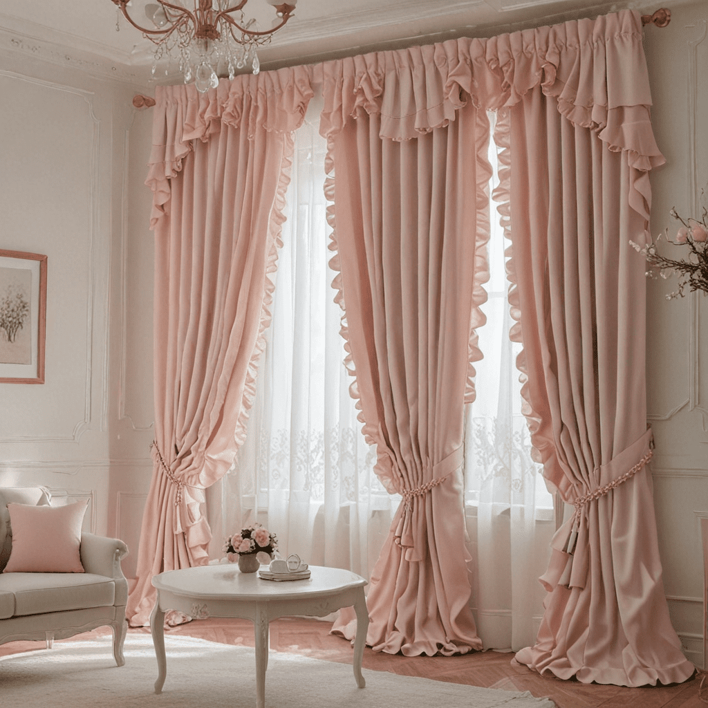 Classic Romance: Ruffled Curtains for a Feminine Touch