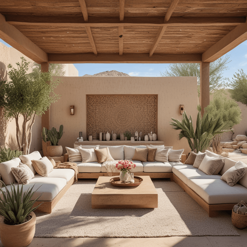 How to Design an Outdoor Living Space with a Desert Aesthetic