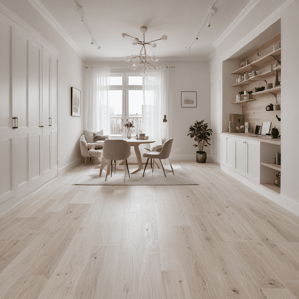Enhancing Small Spaces with Light-Colored Flooring