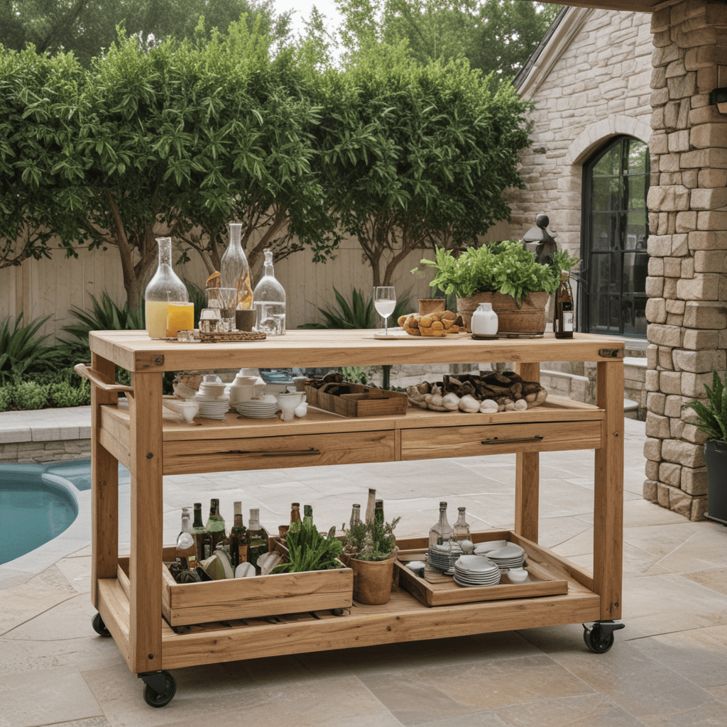 Outdoor Living Spaces: The Role of Outdoor Serving Carts