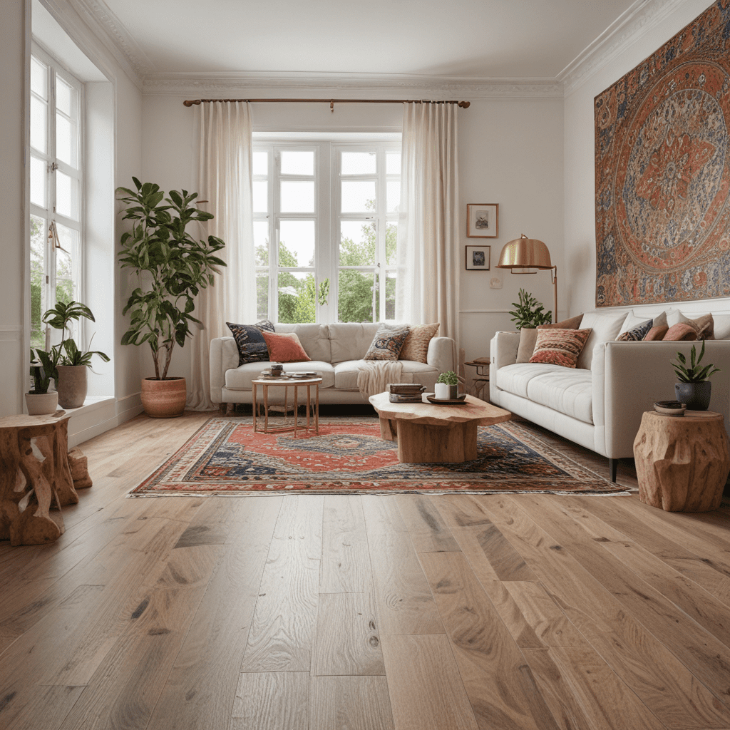 Flooring Ideas for Achieving a Bohemian-Inspired Home Decor