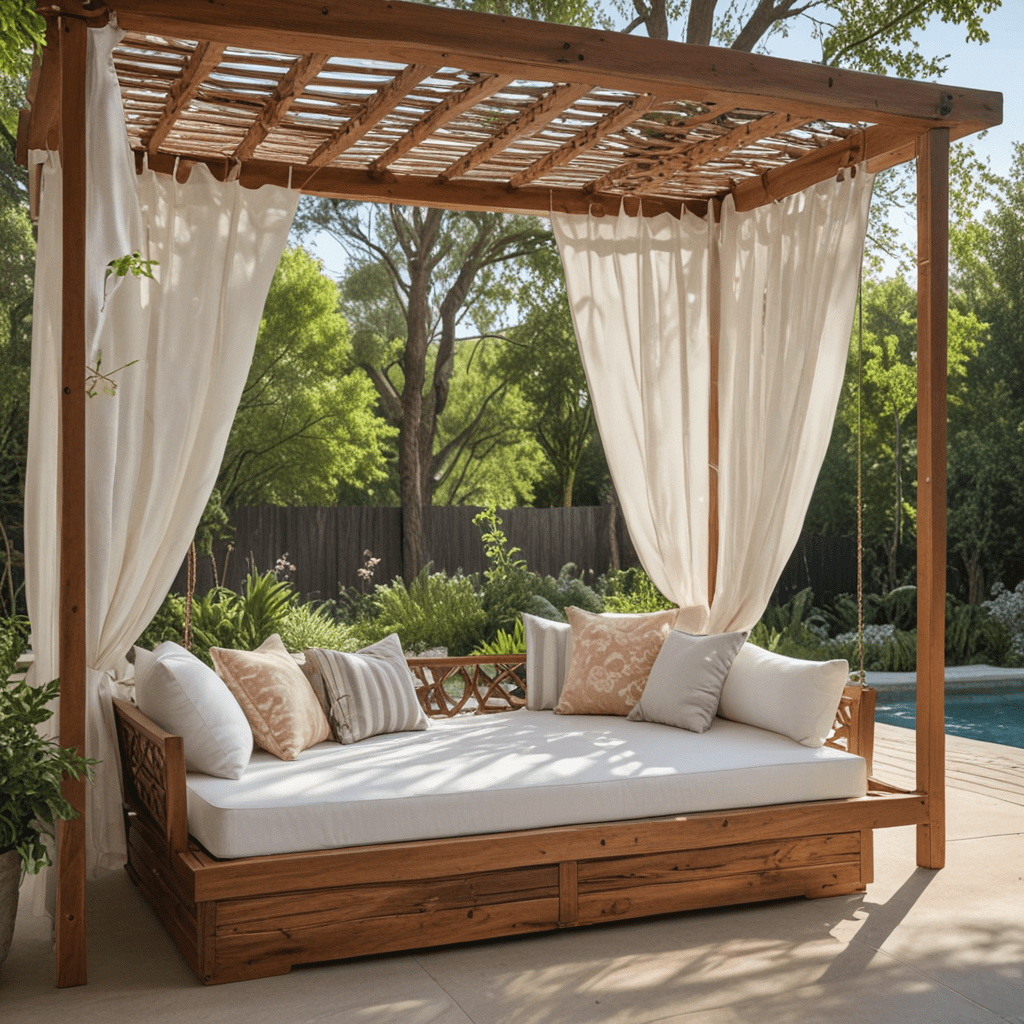 Outdoor Living Spaces: The Charm of Outdoor Daybeds with Canopy