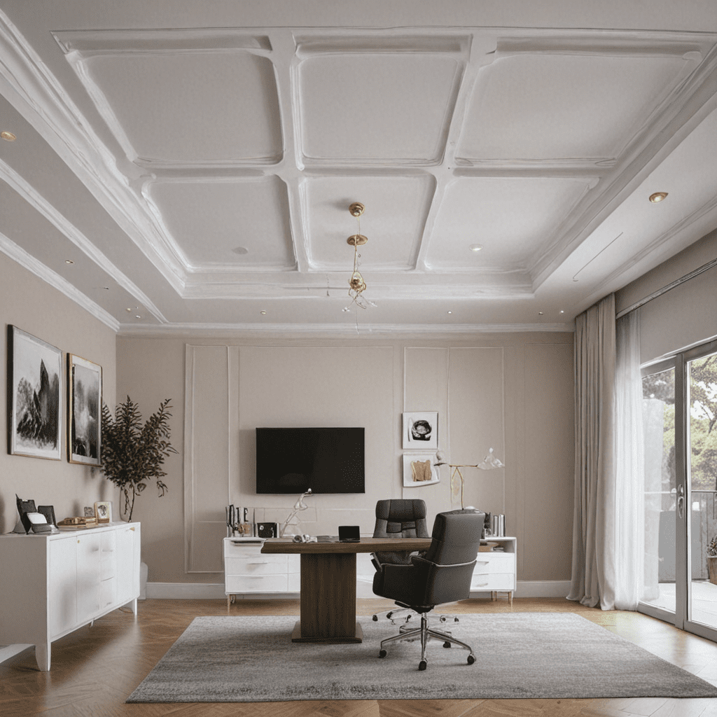 Elevate Your Home Office with These Ceiling Design Ideas