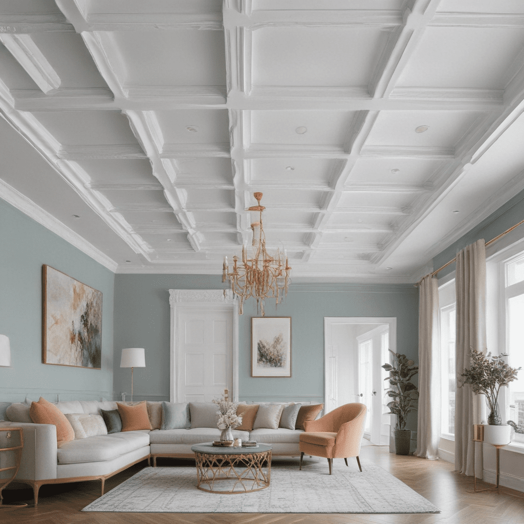 Creative Ways to Add a Pop of Color to Your Ceiling Design