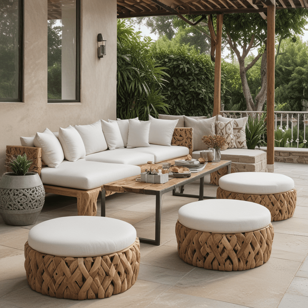 Outdoor Living Spaces: The Role of Outdoor Footstools